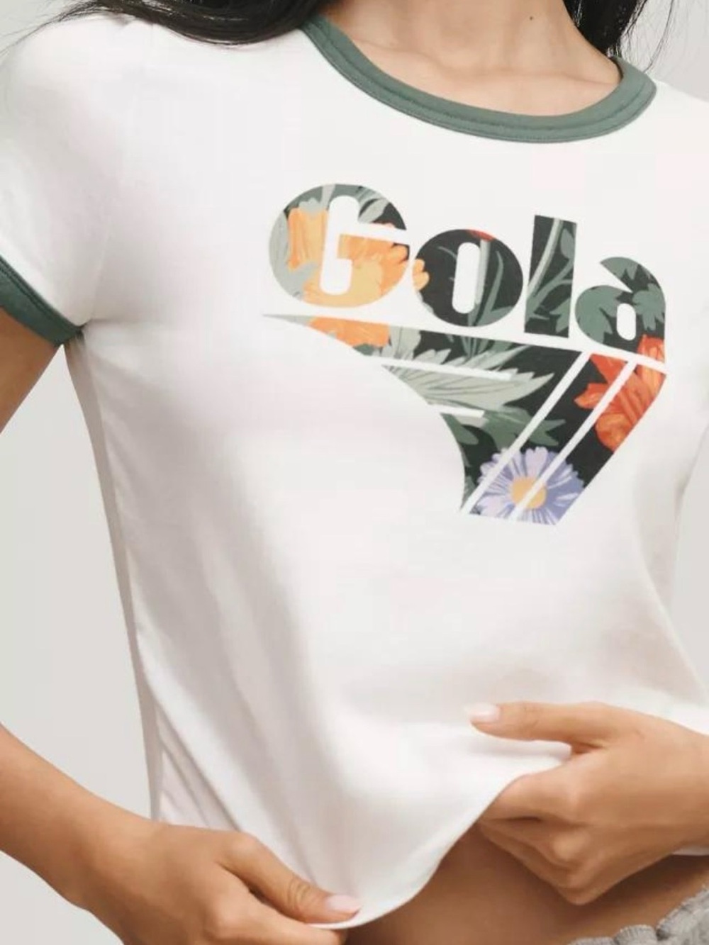 Gola x Anthropologie Ringer Graphic Tee